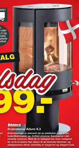 Bauhaus Brændeovn Aduro 9.3 tilbud
