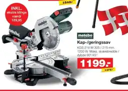 Bauhaus metabo Kap-/geringssav tilbud