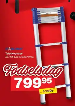 Bauhaus Teleskopstige tilbud