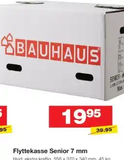 Bauhaus Flyttekasse Senior 7 mm tilbud