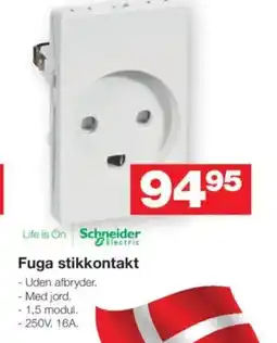 Bauhaus Fuga stikkontakt tilbud