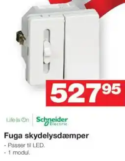 Bauhaus Fuga skydelysdæmper tilbud