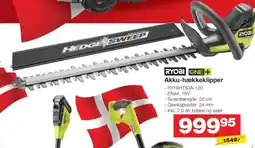 Bauhaus RYOBI ONE+ Akku-hækkeklipper tilbud