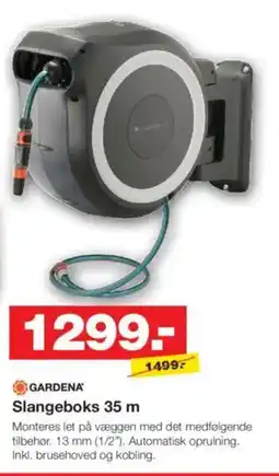 Bauhaus GARDENA Slangeboks 35 m tilbud