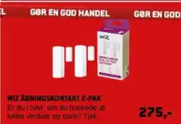 XL-BYG WIZ ÅBNINGSKONTAKT 2-PAK tilbud