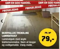 XL-BYG BERRYALLOC TRENDLINE LAMINATGULV tilbud