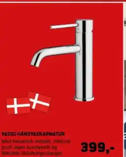 XL-BYG VASSO HÅNDVASKARMATUR tilbud