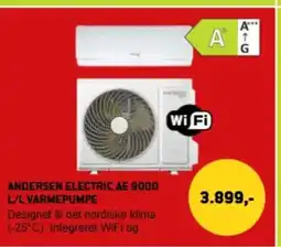 XL-BYG ANDERSEN ELECTRIC AE 9000 L/L VARMEPUMPE tilbud