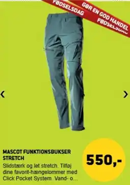 XL-BYG MASCOT FUNKTIONSBUKSER STRETCH tilbud