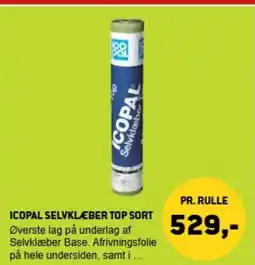 XL-BYG ICOPAL SELVKLÆBER TOP SORT tilbud