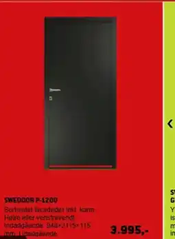 XL-BYG SWEDOOR P-1200 tilbud