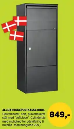 XL-BYG ALLUX PAKKEPOSTKASSE 800S tilbud
