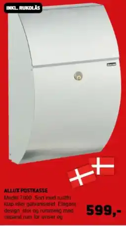 XL-BYG ALLUX POSTKASSE tilbud