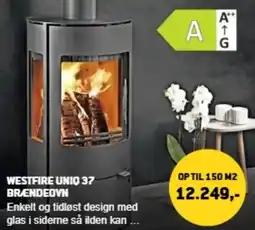 XL-BYG WESTFIRE UNIQ 37 BRÆNDEOVN tilbud