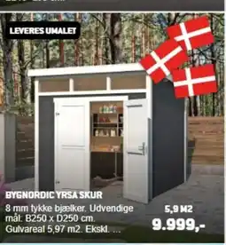 XL-BYG BYGNORDIC YRSA SKUR tilbud