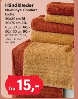 BigDollar Håndklæder New Royal Comfort Frotté tilbud