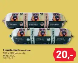 BigDollar Hundemad Faunakram tilbud