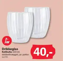 BigDollar Drikkeglas Kotikulta tilbud