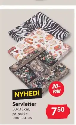 BigDollar Servietter tilbud