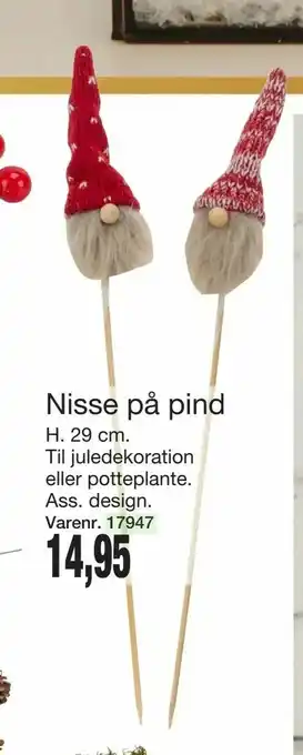 Harald Nyborg Nisse på pind tilbud