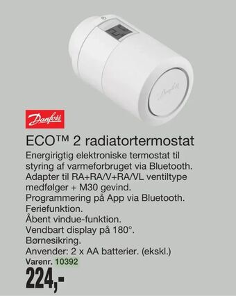 ECO™ 2 radiatortermostat
