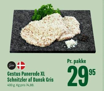 Min Købmand Gestus Panerede XL Schnitzler af Dansk Gris tilbud