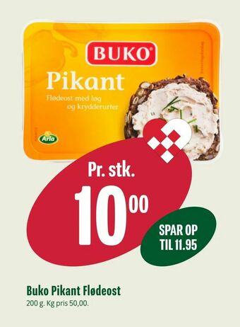 Min Købmand Buko Pikant Flødeost tilbud