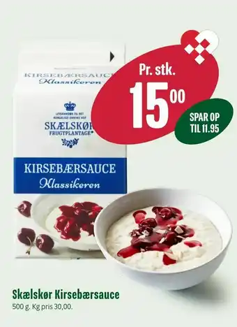 Skælskør Kirsebærsauce