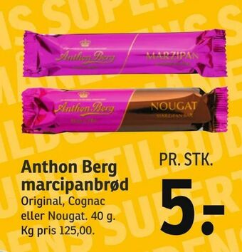 SPAR Anthon Berg marcipanbrød tilbud