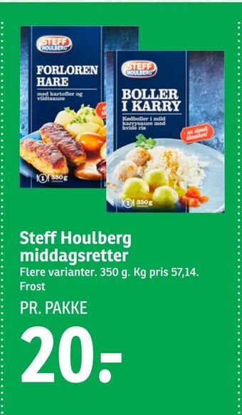 SPAR Steff Houlberg middagsretter tilbud