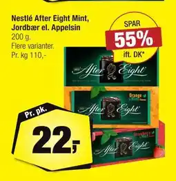 Calle Nestlé After Eight Mint, Jordbær el. Appelsin, DKK 22 tilbud