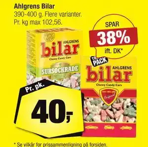 Calle Ahlgrens Bilar, DKK 40 tilbud