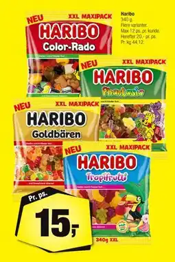 Calle Haribo, DKK 15 tilbud