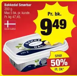 Calle Bakkedal Smørbar, DKK 9.49 tilbud