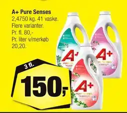 Calle A+ Pure Senses, DKK 150 tilbud