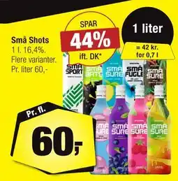 Calle Små Shots, DKK 60 tilbud