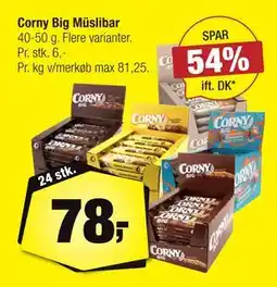 Calle Corny Big Müslibar, DKK 78 tilbud