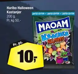 Calle Haribo Halloween Kastanjer, DKK 10 tilbud