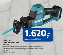 Davidsen MAKITA BAJONETSAV 18 V, DKK 1620 tilbud