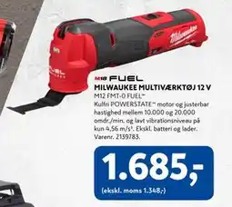Davidsen MILWAUKEE MULTIVÆRKTØJ 12 V, DKK 1685 tilbud