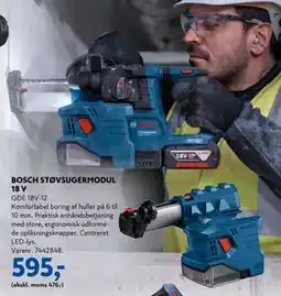 Davidsen BOSCH STØVSUGERMODUL 18 V, DKK 595 tilbud