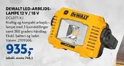 Davidsen DEWALT LED-ARBEJDSLAMPE 12 V / 18 V, DKK 935 tilbud
