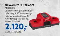 Davidsen MILWAUKEE MULTILADER, DKK 2120 tilbud