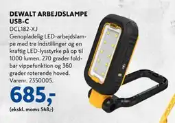 Davidsen DEWALT ARBEJDSLAMPE USB-C, DKK 685 tilbud