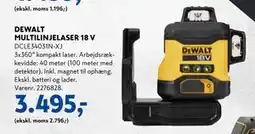 Davidsen DEWALT MULTILINJELASER 18 V, DKK 3495 tilbud