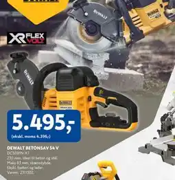 Davidsen DEWALT BETONSAV 54 V, DKK 5495 tilbud