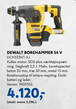 Davidsen DEWALT BOREHAMMER 54 V, DKK 4120 tilbud