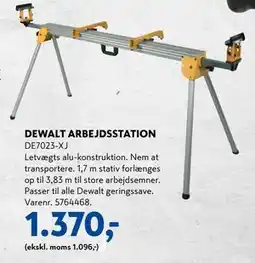 Davidsen DEWALT ARBEJDSSTATION, DKK 1370 tilbud