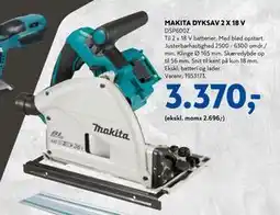 Davidsen MAKITA DYKSAV 2 X 18 V, DKK 3370 tilbud