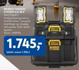 Davidsen DEWALT TOUGHSYSTEM 2.O 18 V, DKK 1745 tilbud